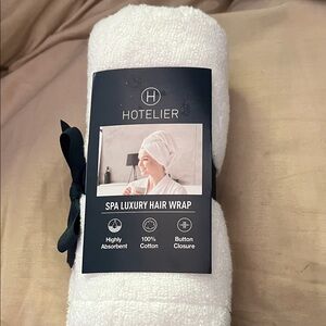 Hotelier White Spa Luxury Hair Wrap